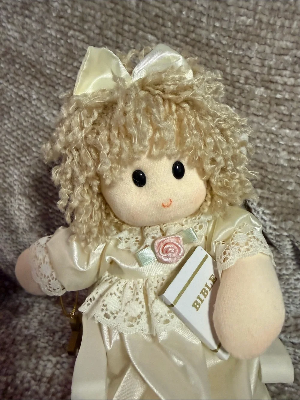 1980s Animated Musical Doll  Plays Jesus Loves Me & It’s A Small WorldBy Berkley